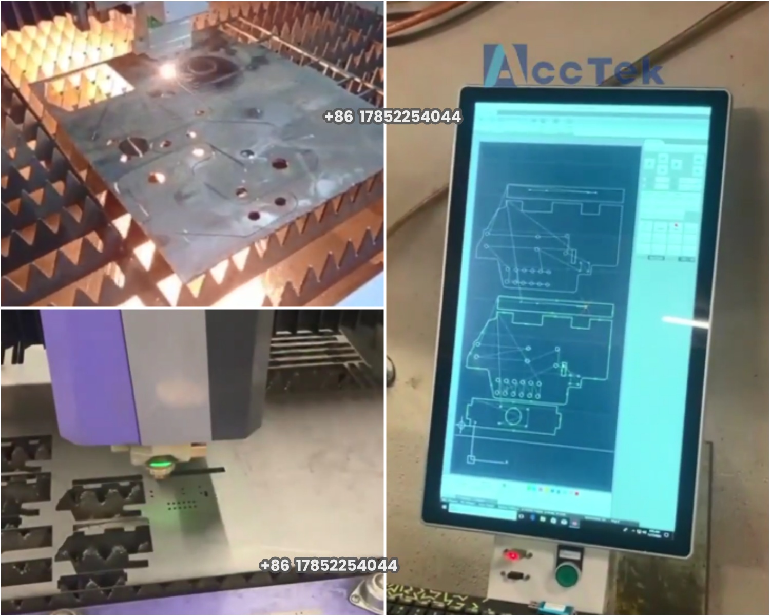 Industrial Laser Machine Price - AKJ1530F 2040 2060 2560 1000 Вт