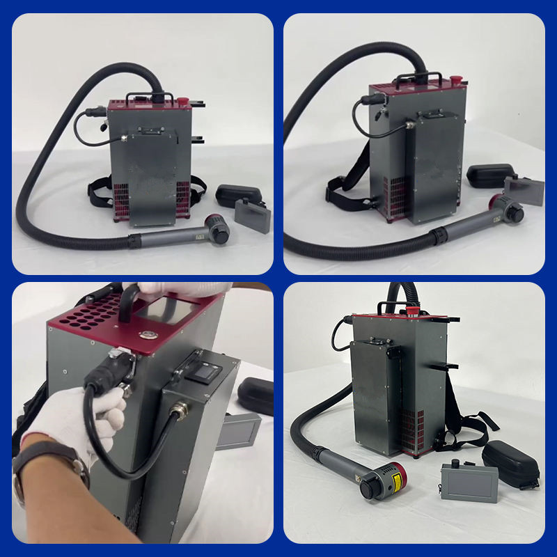 Industrial Laser Cleaning Machine Price - Рюкзак портативного типа, ручной лазерный очиститель