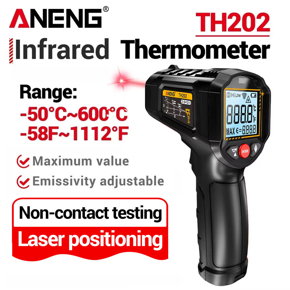 Industrial Laser Blaster - Инфракрасный термометр ANENG бесконтактный -50~600°C ℃