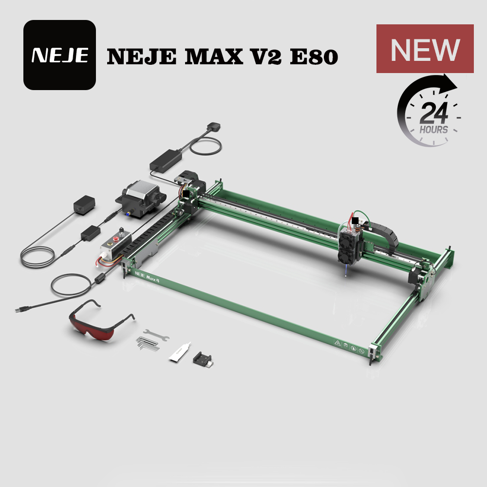 Industrial Laser Engraver - Лазерный гравер NEJE MAX V2 E80