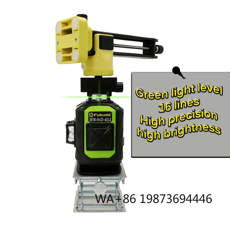 Industrial Laser Measuring Device - 4D 16-линейный зеленый промышленный лазерный нивелир,