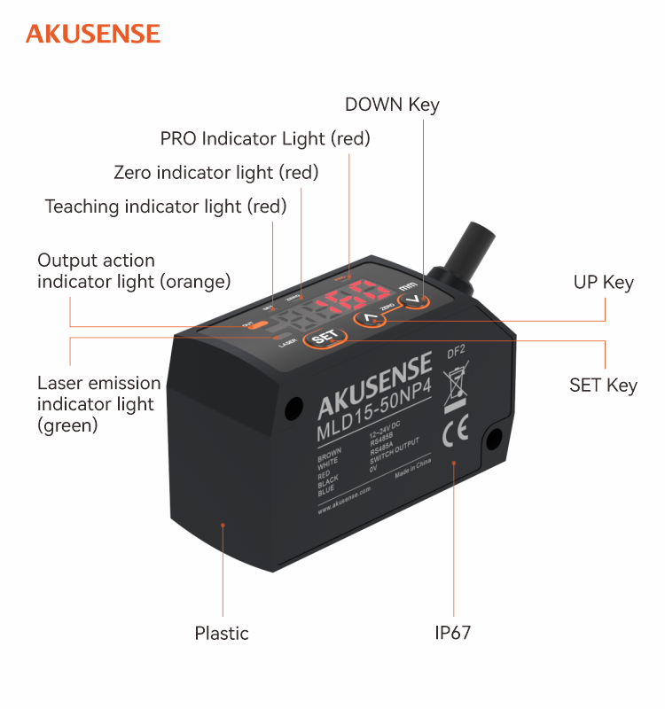 Оптический индукционный лазерн – обзор и цена Industrial Laser Displacement Sensor