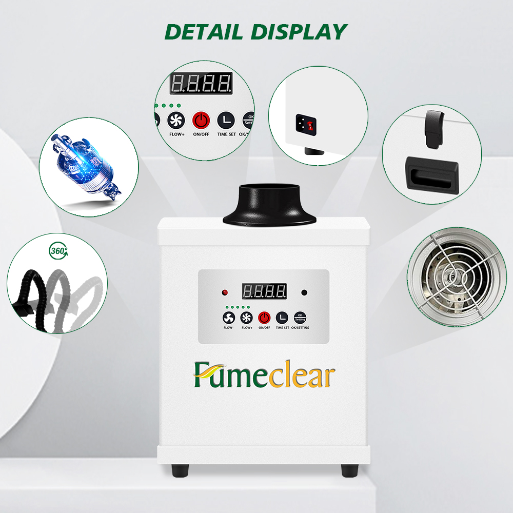 Fumeclear FC-150 Лазерный свар – обзор и цена Fume Extractor Laser