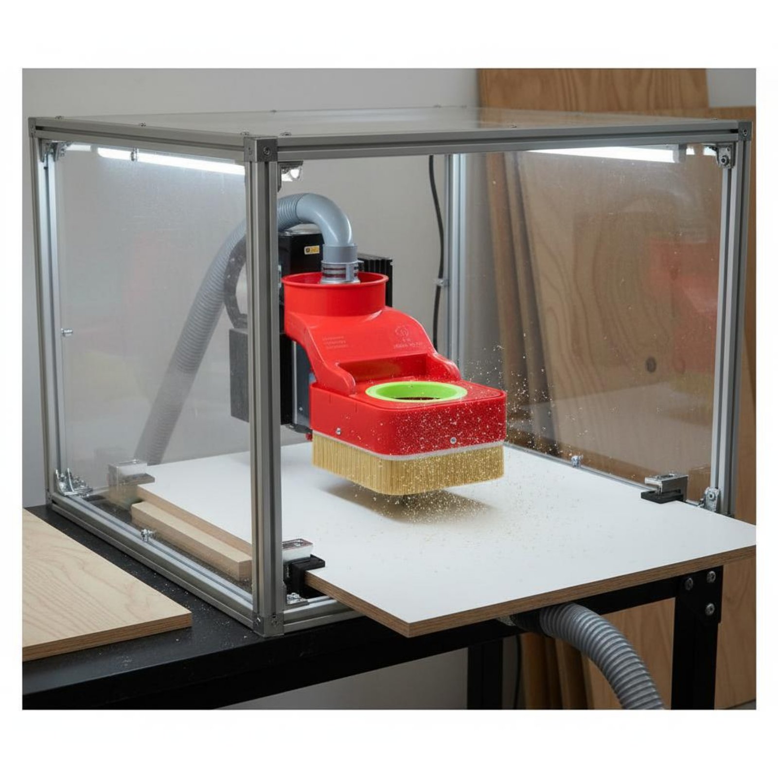 Пылеулавливающая щетка для фре – обзор и цена Cnc Router Machine