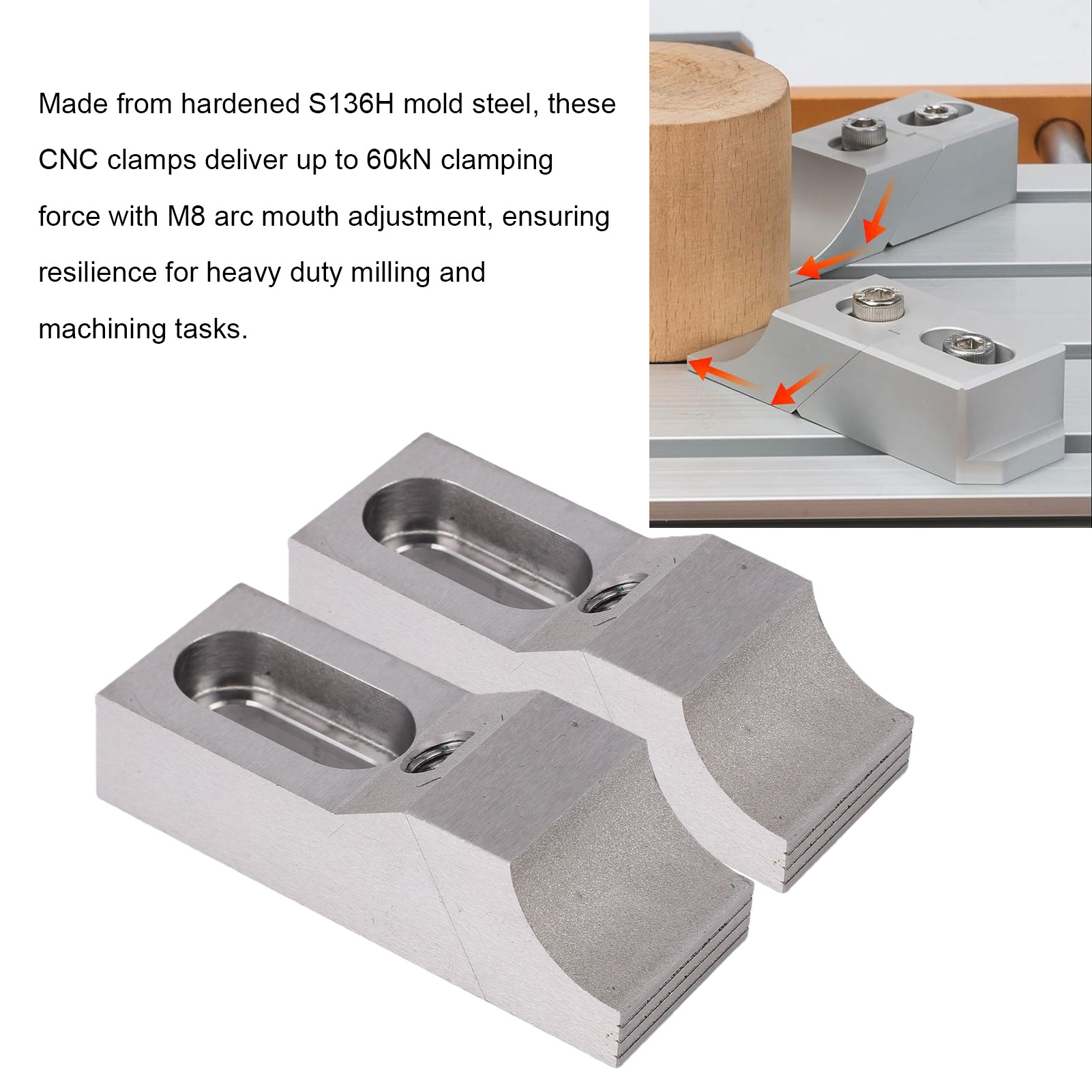 2 шт. боковые зажимные тиски S – обзор и цена Cnc Milling Machine